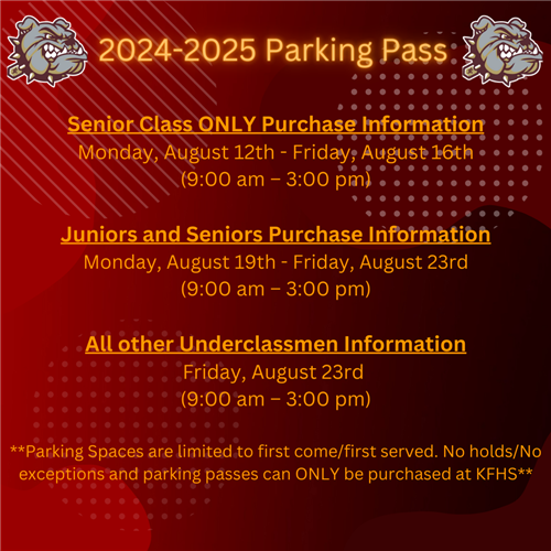 Parking Pass Info
